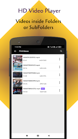 Video Player - All format HD Video Player- VPlayer Screenshot 1