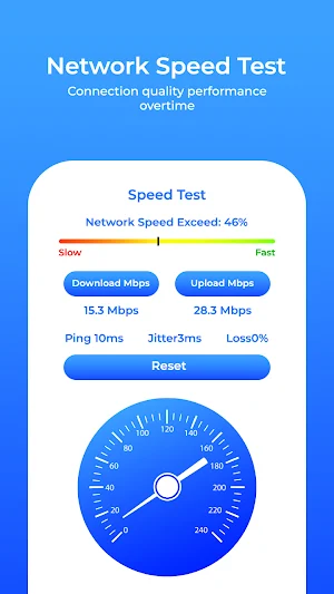 Internet Speed Meter & Tester Screenshot 1