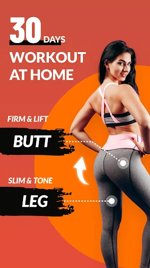 30 Day Butt & Leg Workouts Screenshot 0