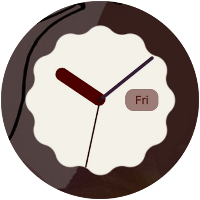 Material Analog Watch Face EXD