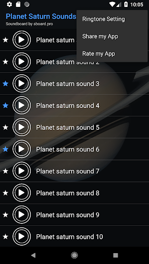 Planet Saturn sounds ~ Sboard.pro Screenshot 3