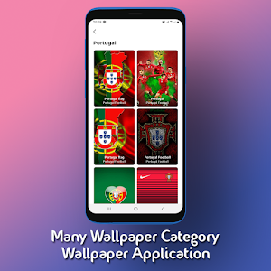 Portugal Football Team Wallpaper HD Screenshot 1