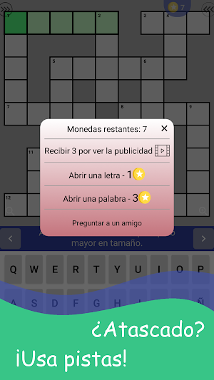 Crucigrama en español Screenshot 2