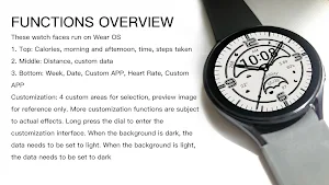 Blue White Ink For Wear OS Screenshot 3