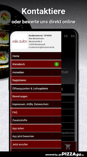 Asia Quick Hamburg Harburg Screenshot 2