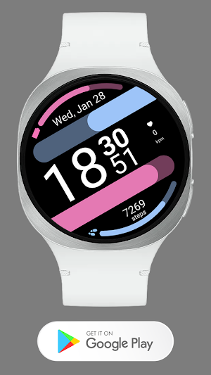 Simple Digital Watch face Screenshot 1