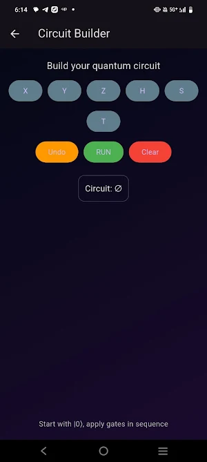 Quantum Computing Visualizer Screenshot 1