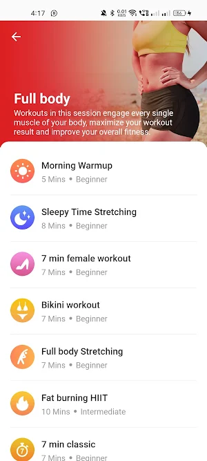 FitFemme - Easy Workout App Screenshot 1