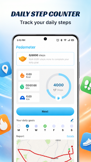 Pedometer: Step Counter Screenshot 0