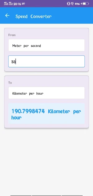 Unit Converter Screenshot 2