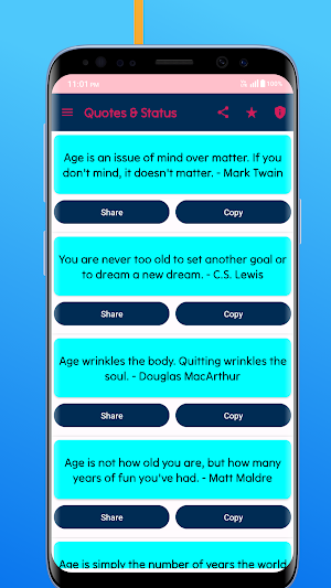 Quotes & Status Screenshot 3