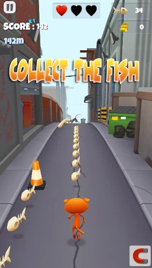 Animals Runner - Trash Cat Screenshot 2