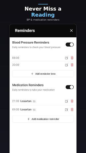 Blood Pressure Tracker: BP Log Screenshot 3