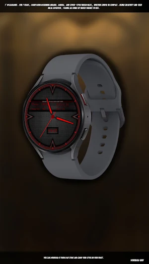Grill Metal Watch Face CWF013 Screenshot 3