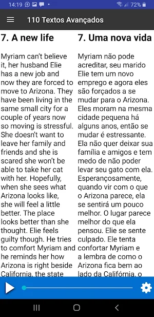 Textos em Inglês Premium Screenshot 0