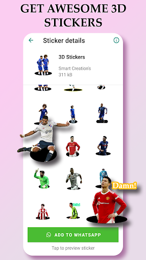 Football Stickers - WASticker Screenshot 1
