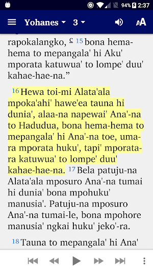 Alkitab Uma Screenshot 1