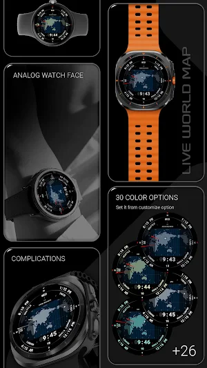 Time Atlas Watch Face 126 Screenshot 1