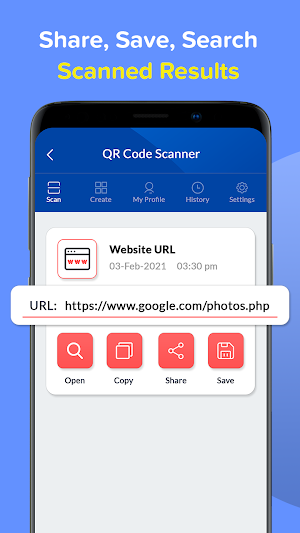QR Code Scanner- Free QR Scanner & Barcode Scanner Screenshot 2