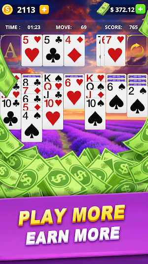 Solitaire Easy Cash - Win Cash Screenshot 2