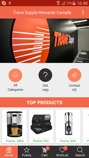 Trane Supply Rewards Canada Screenshot 0