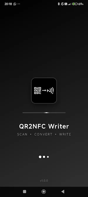 QR2NFC Writer Screenshot 0