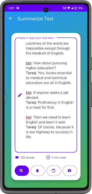 Smart Summary Tool Screenshot 2