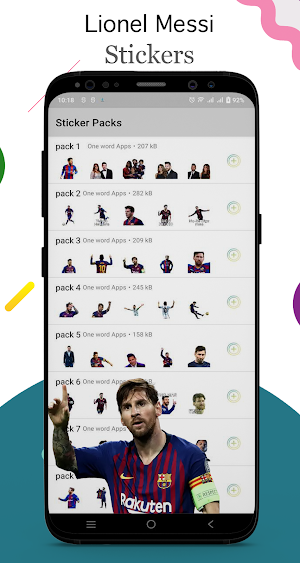 Lionel Messi Stickers for WA Screenshot 0