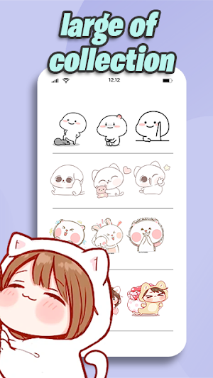 Cute Love WAStickers Screenshot 1