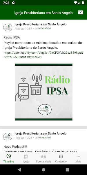 Igreja Presbiteriana em Santo Ângelo Screenshot 2
