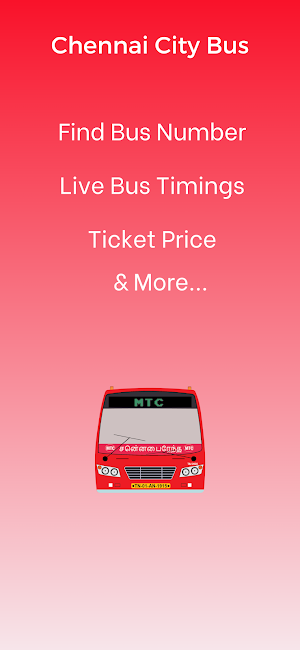 Chennai City Bus - Find Bus No Screenshot 0
