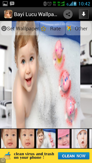 Bayi Lucu Wallpaper Screenshot 1