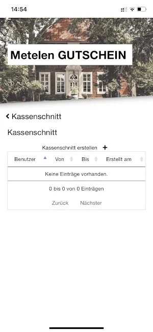 Metelen-Gutschein Screenshot 2