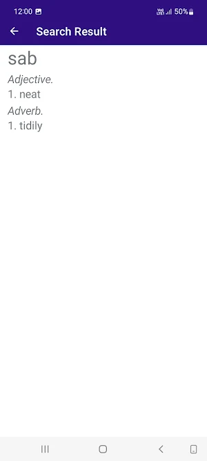 Khasi To English Dictionary Screenshot 1