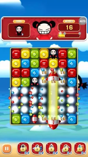 Jewelry Blast : Pucca Screenshot 1