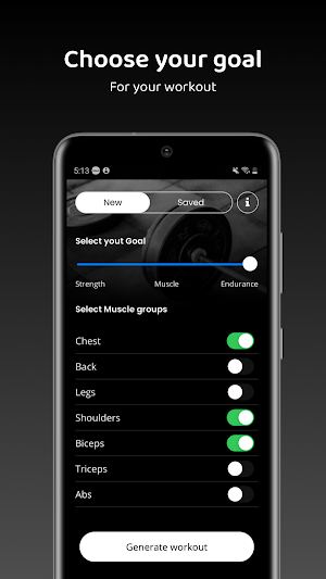Tony's Gym Workout Screenshot 0