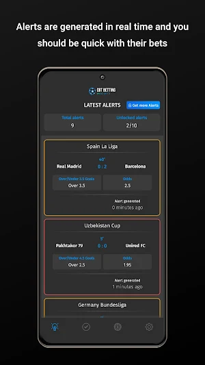 CBT Betting Alerts Screenshot 0