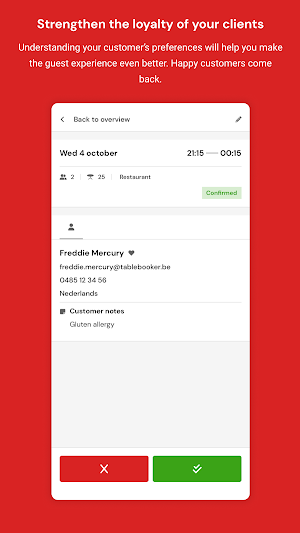 Tablebooker Pro Screenshot 2