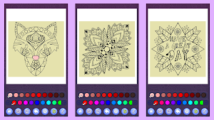 Mandala Color Book - Tap Color Screenshot 0