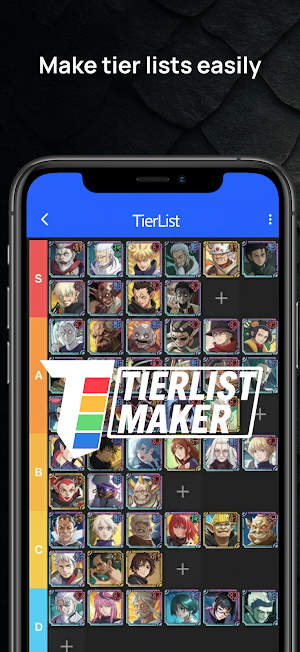Tier List Maker: Build & Share Screenshot 0