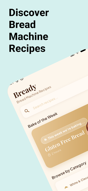 Bready: Bread Machine Recipes Screenshot 0