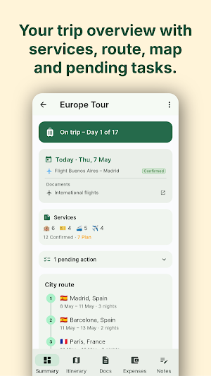 Tripnenjoy Go: Trip Planner Screenshot 1