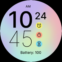 Simply Pastel Watch Face