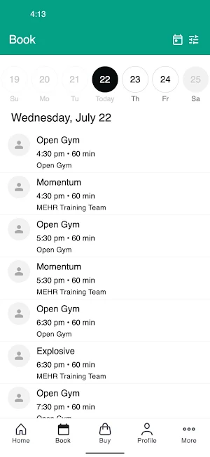 MEHR Training Studio Screenshot 1
