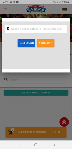 Samra Pizza Express Screenshot 2
