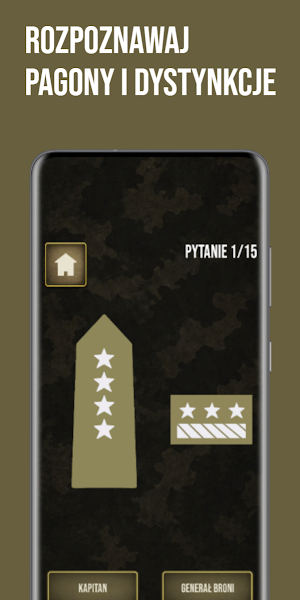 Polish Military Ranks Quiz Screenshot 3