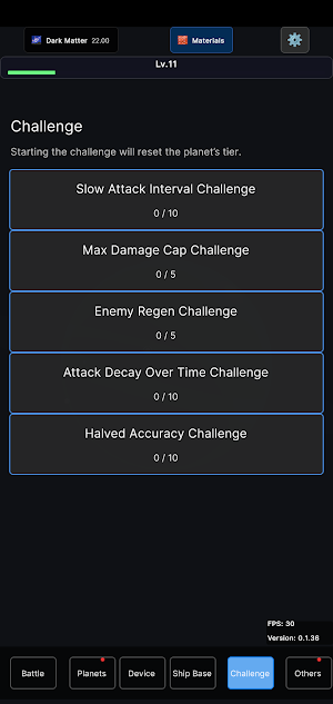 Idle Space War Screenshot 1