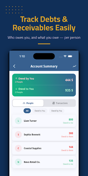 Acounta – Personal Finance Screenshot 1