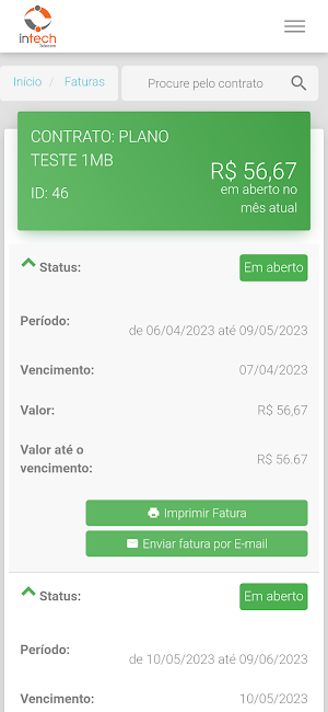 Intech Telecom Screenshot 3