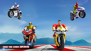 Superhero Bike Games Stunts Screenshot 3
